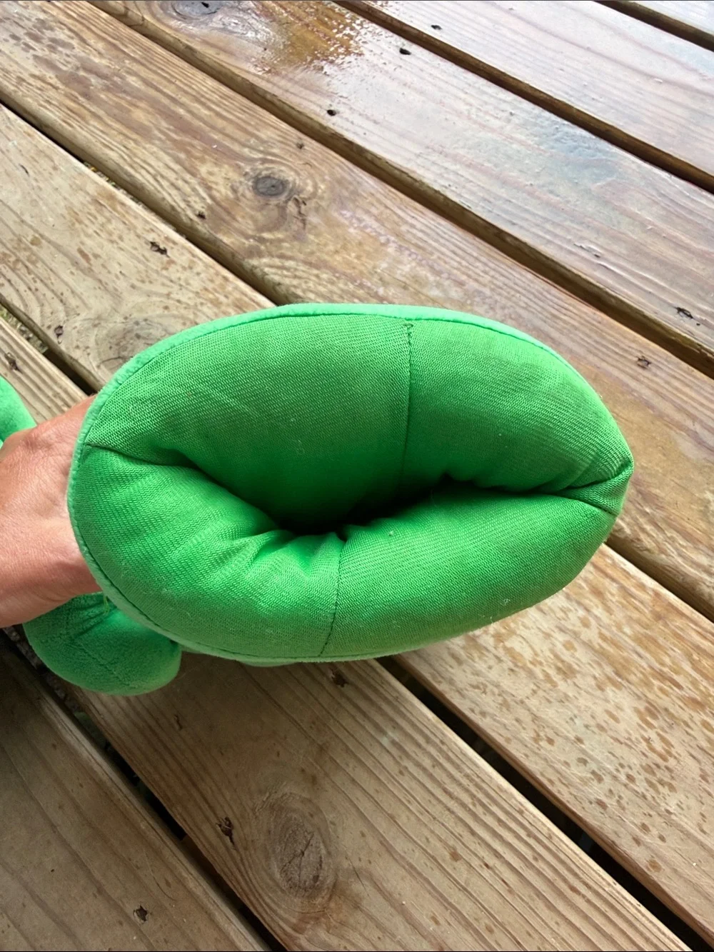 Incredible Hulk Green Plush Green Gloves Smash Hands Big Fists